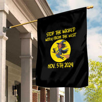 Halloween Witchy Garden Flag Stop The Wicked From The West - Wonder Print Shop