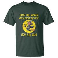 Halloween Witchy T Shirt Stop The Wicked From The West - Wonder Print Shop