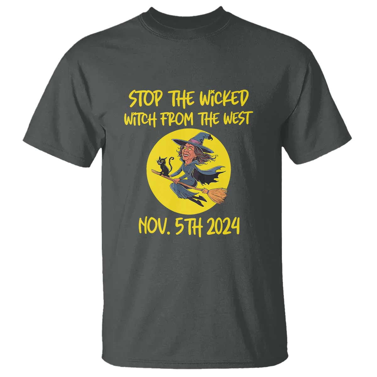 Halloween Witchy T Shirt Stop The Wicked From The West - Wonder Print Shop