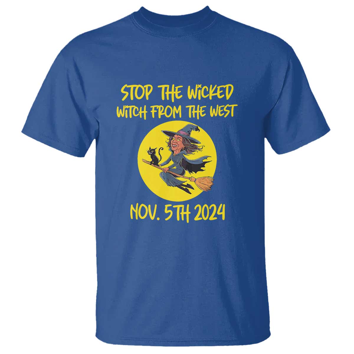 Halloween Witchy T Shirt Stop The Wicked From The West - Wonder Print Shop