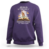 Jesus Is the Only Way Sweatshirt Christian Faith - Wonder Print Shop