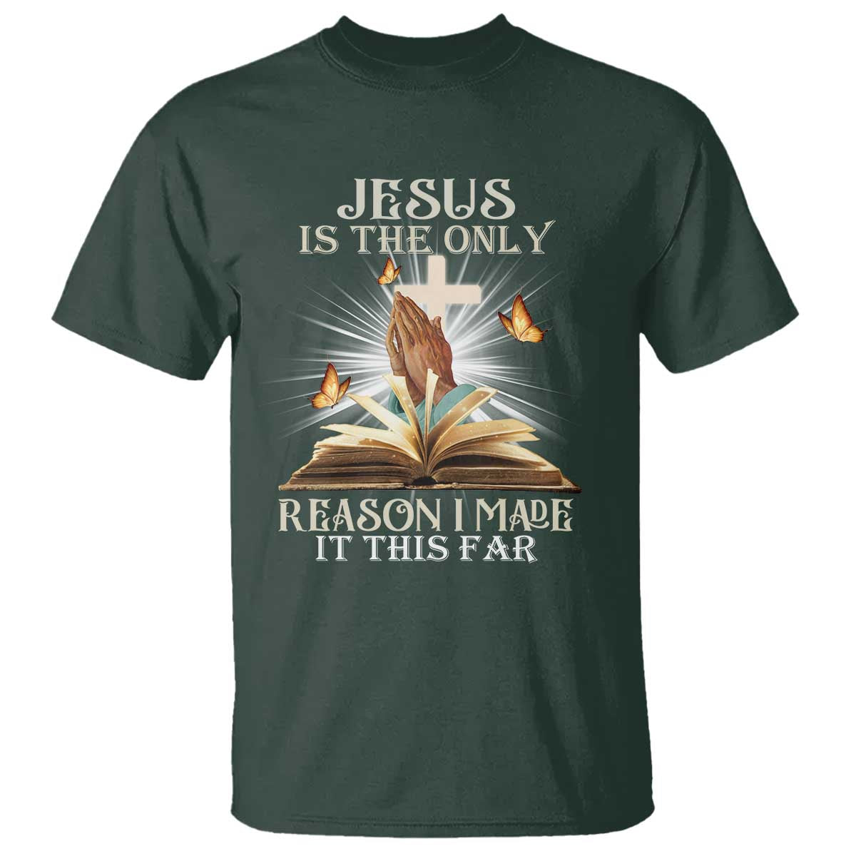 Jesus Is the Only Way T Shirt Christian Faith - Wonder Print Shop