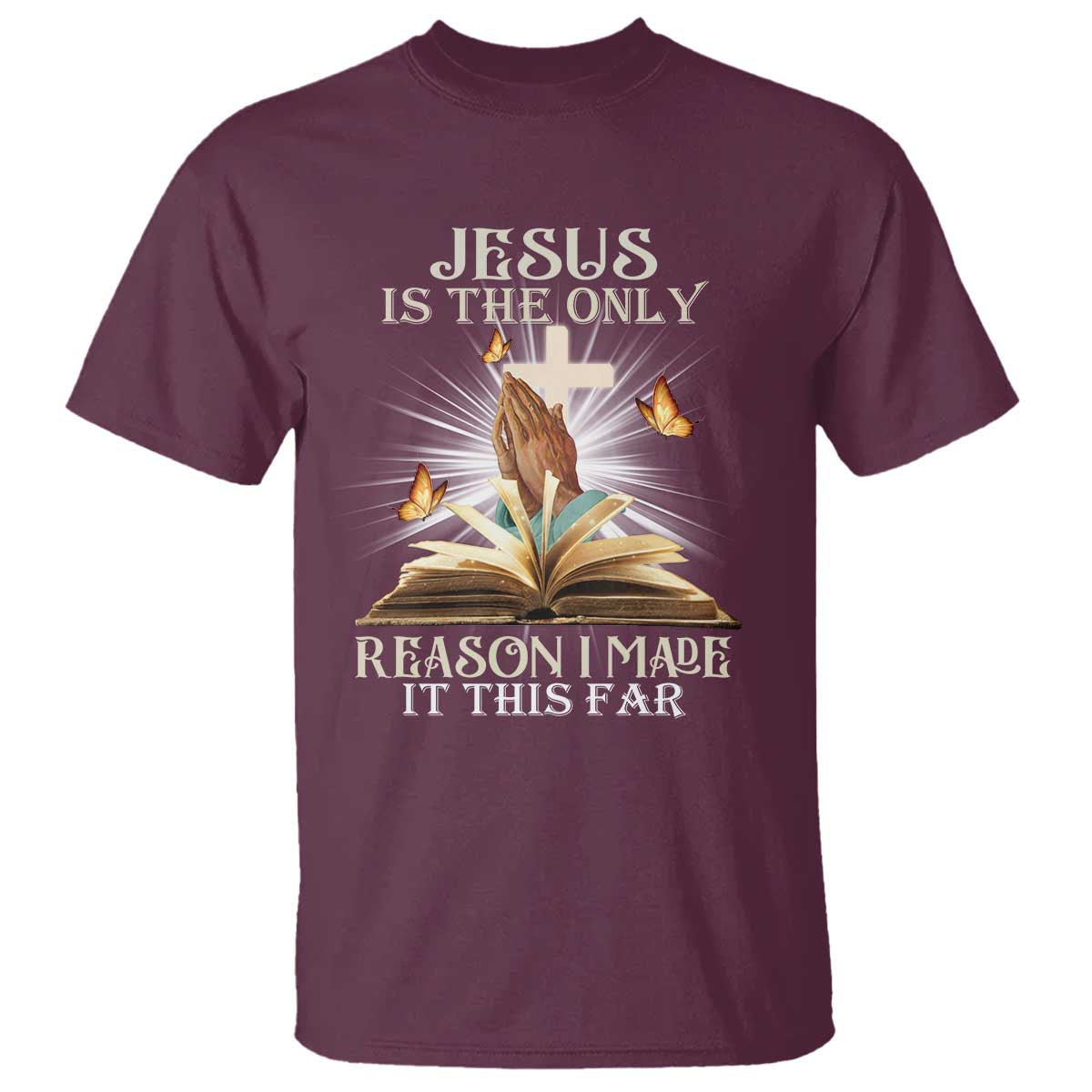 Jesus Is the Only Way T Shirt Christian Faith - Wonder Print Shop