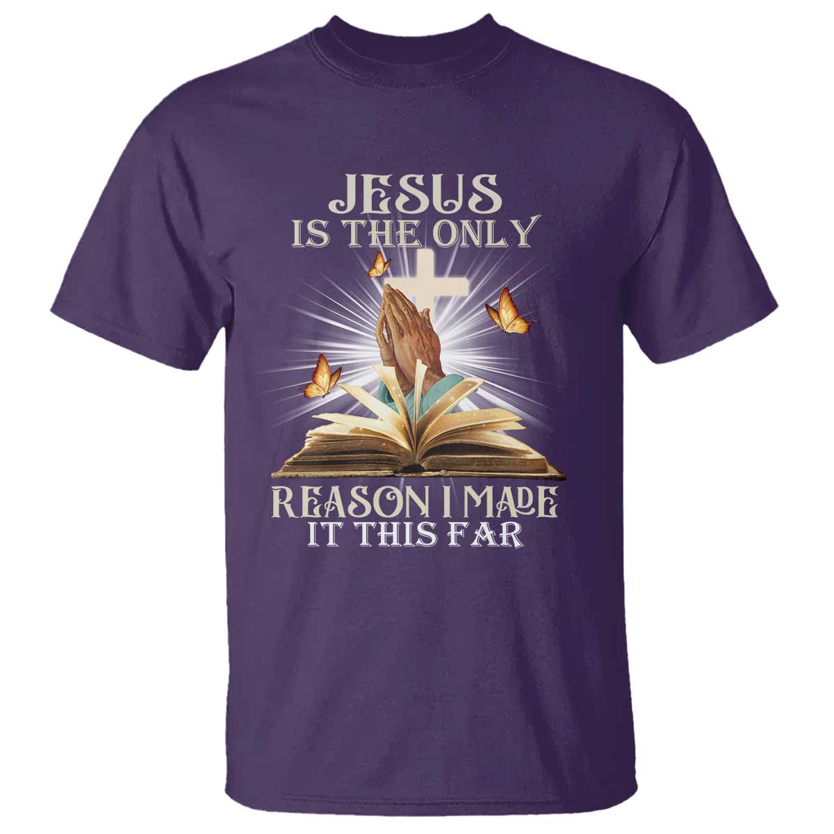 Jesus Is the Only Way T Shirt Christian Faith - Wonder Print Shop