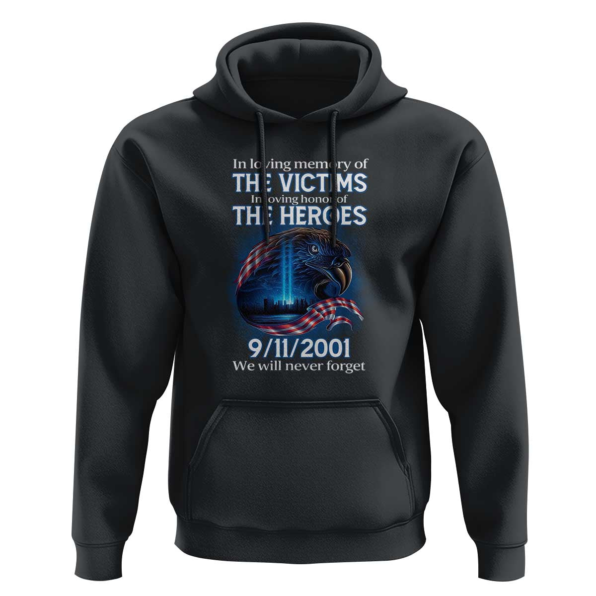 In Loving Honor of the Heroes Hoodie Patriotic Gift for U.S. Dad, Grandpa, Firefighter