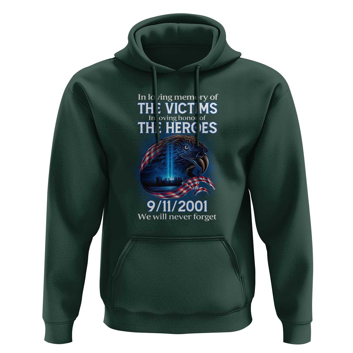 In Loving Honor of the Heroes Hoodie Patriotic Gift for U.S. Dad, Grandpa, Firefighter