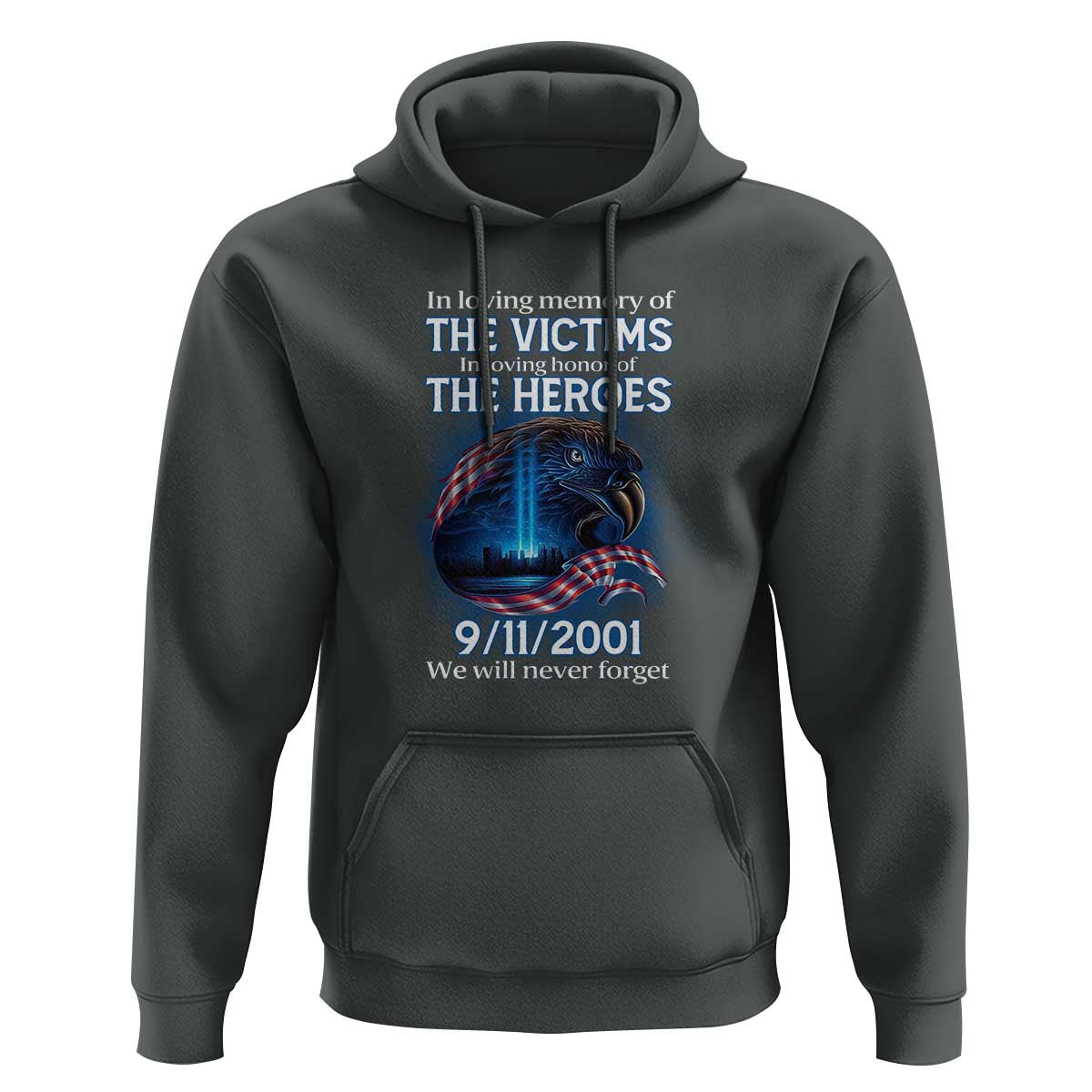 In Loving Honor of the Heroes Hoodie Patriotic Gift for U.S. Dad, Grandpa, Firefighter