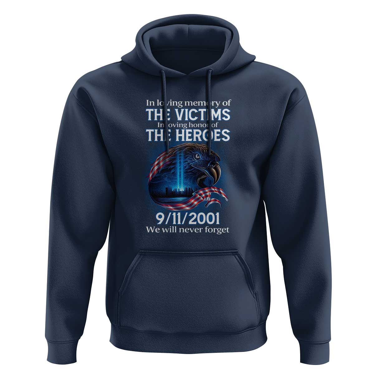 In Loving Honor of the Heroes Hoodie Patriotic Gift for U.S. Dad, Grandpa, Firefighter