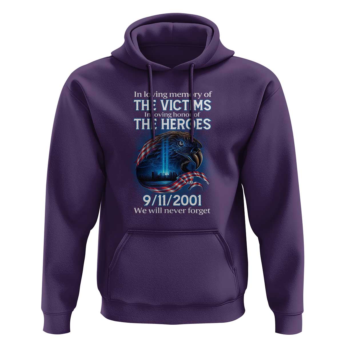 In Loving Honor of the Heroes Hoodie Patriotic Gift for U.S. Dad, Grandpa, Firefighter