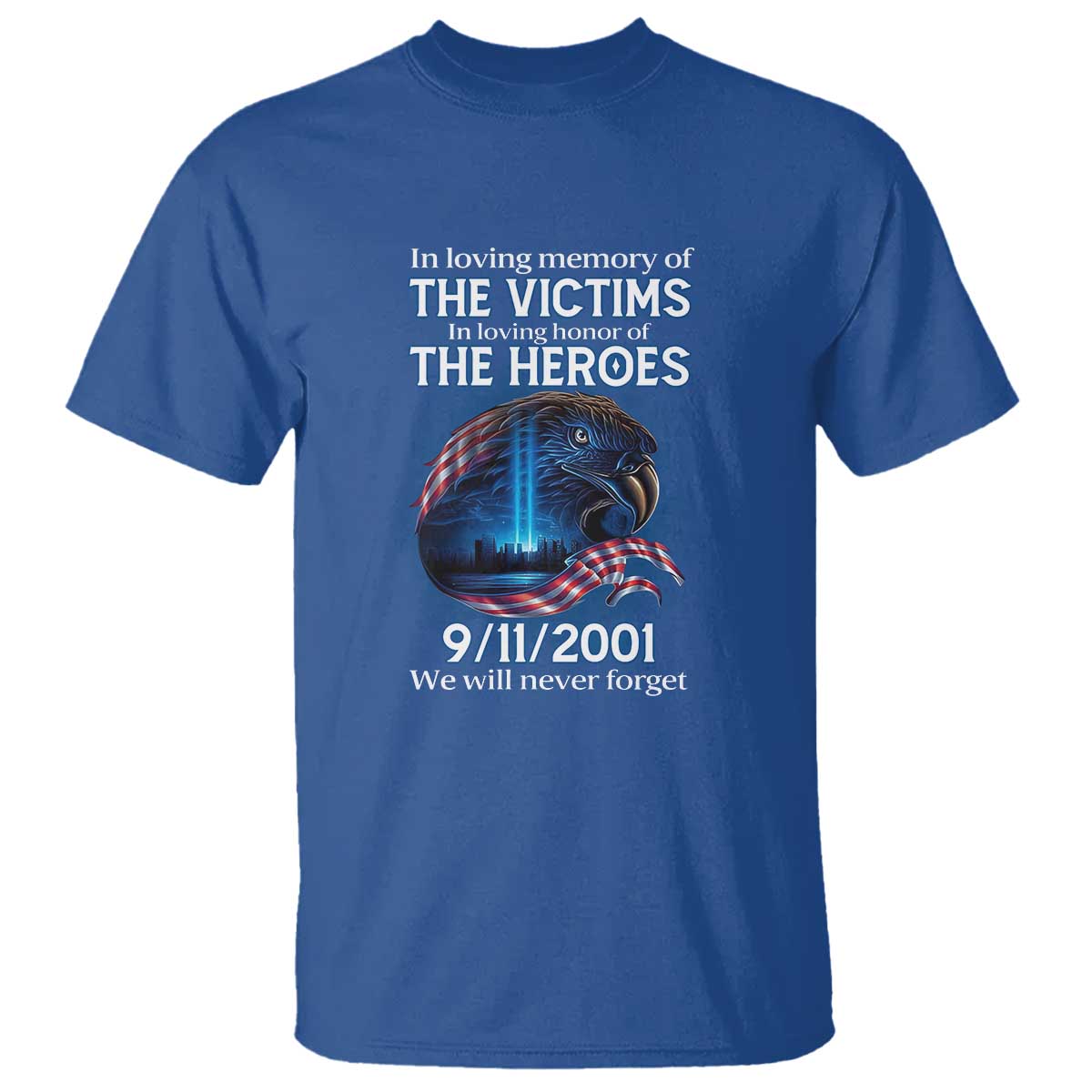 In Loving Honor of the Heroes T Shirt Patriotic Gift for U.S. Dad, Grandpa, Firefighter - Wonder Print Shop