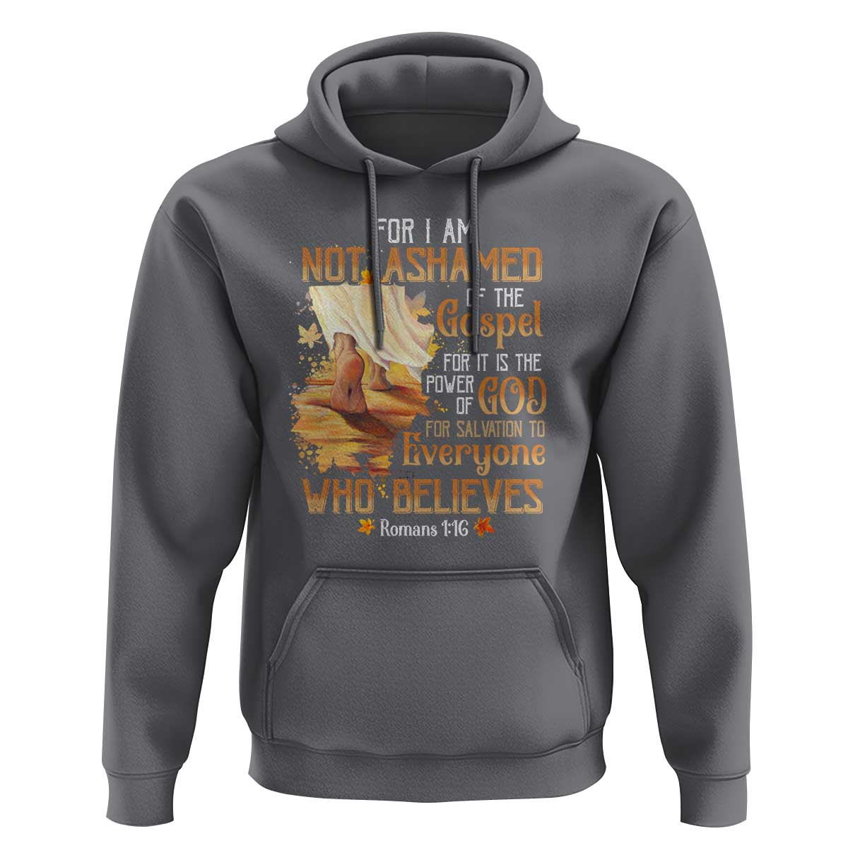 I Am Not Ashamed of the Gospel Hoodie Christian Faith & Salvation Quote