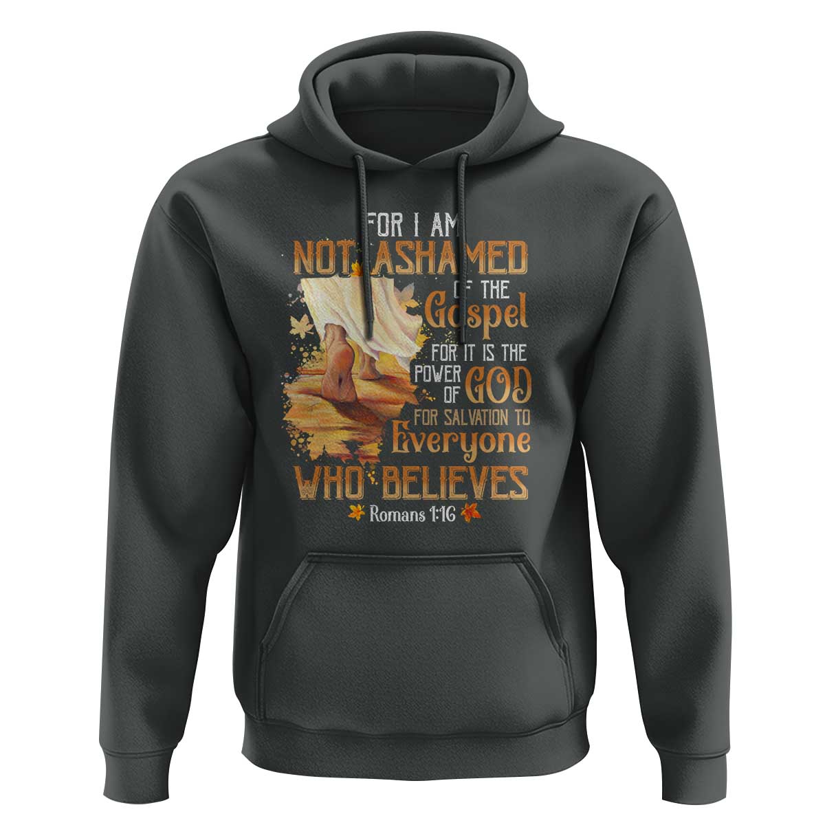 I Am Not Ashamed of the Gospel Hoodie Christian Faith & Salvation Quote