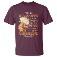 I Am Not Ashamed of the Gospel T Shirt Christian Faith & Salvation Quote - Wonder Print Shop