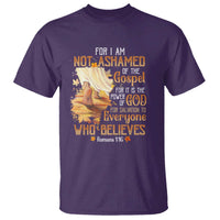 I Am Not Ashamed of the Gospel T Shirt Christian Faith & Salvation Quote - Wonder Print Shop