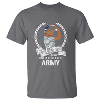 Black US Army Girl Veteran T Shirt - Proud Female Military Veteran - Wonder Print Shop
