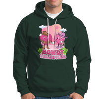 Howdy Valentine Retro Groovy Cartoon Lovely Heart Hoodie - Wonder Print Shop