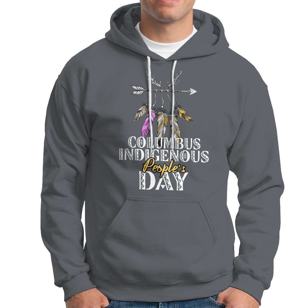 Columbus Day Hoodie Indigenous Happy People's Day - Wonder Print Shop
