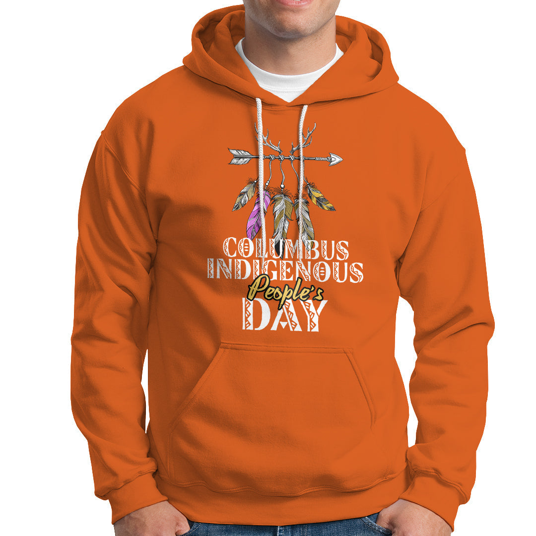 Columbus Day Hoodie Indigenous Happy People's Day - Wonder Print Shop