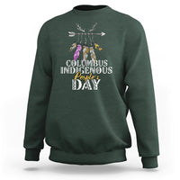 Columbus Day Sweatshirt Indigenous Happy People's Day - Wonder Print Shop