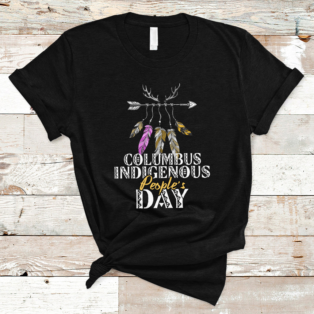 Columbus Day T Shirt Indigenous Happy People's Day - Wonder Print Shop