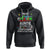 Autism Aunt Hoodie I'm An Autism Auntie My Level Of Sarcams Depends On Your Stupidity Spectrum Ribbon - Wonder Print Shop