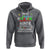 Autism Aunt Hoodie I'm An Autism Auntie My Level Of Sarcams Depends On Your Stupidity Spectrum Ribbon - Wonder Print Shop