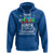 Autism Aunt Hoodie I'm An Autism Auntie My Level Of Sarcams Depends On Your Stupidity Spectrum Ribbon - Wonder Print Shop