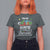 Autism Aunt T Shirt For Women I'm An Autism Auntie My Level Of Sarcams Depends On Your Stupidity Spectrum Ribbon - Wonder Print Shop