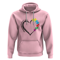 Heart Autism Awareness Hoodie Accept Understand Love Puzzle Piece - Wonder Print Shop