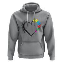 Heart Autism Awareness Hoodie Accept Understand Love Puzzle Piece - Wonder Print Shop