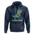 Dinosaur Autism Hoodie Au-somesaurus Word Pun Puzzle Piece - Wonder Print Shop