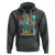 Autism Mom Hoodie Some People Look Up to Heroes I'm Raising Mine Messy Bun Mother - Wonder Print Shop