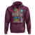Autism Mom Hoodie Some People Look Up to Heroes I'm Raising Mine Messy Bun Mother - Wonder Print Shop