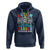 Autism Mom Hoodie Some People Look Up to Heroes I'm Raising Mine Messy Bun Mother - Wonder Print Shop