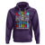 Autism Mom Hoodie Some People Look Up to Heroes I'm Raising Mine Messy Bun Mother - Wonder Print Shop