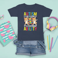 Dog Autism Awareness T Shirt For Kid It's Not A Disablity It's A Different Ability - Wonder Print Shop