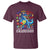 Autism Grandma T Shirt I Am His Voice He Is My Heart I Wear Blue For My Grandson - Wonder Print Shop