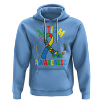 Autism Awareness Hoodie Spectrum Ribbon - Wonder Print Shop