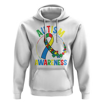 Autism Awareness Hoodie Spectrum Ribbon - Wonder Print Shop