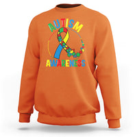 Autism Awareness Sweatshirt Spectrum Ribbon - Wonder Print Shop