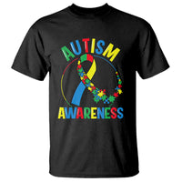 Autism Awareness T Shirt Spectrum Ribbon - Wonder Print Shop