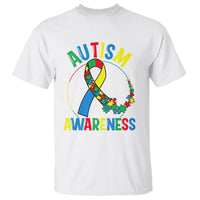 Autism Awareness T Shirt Spectrum Ribbon - Wonder Print Shop