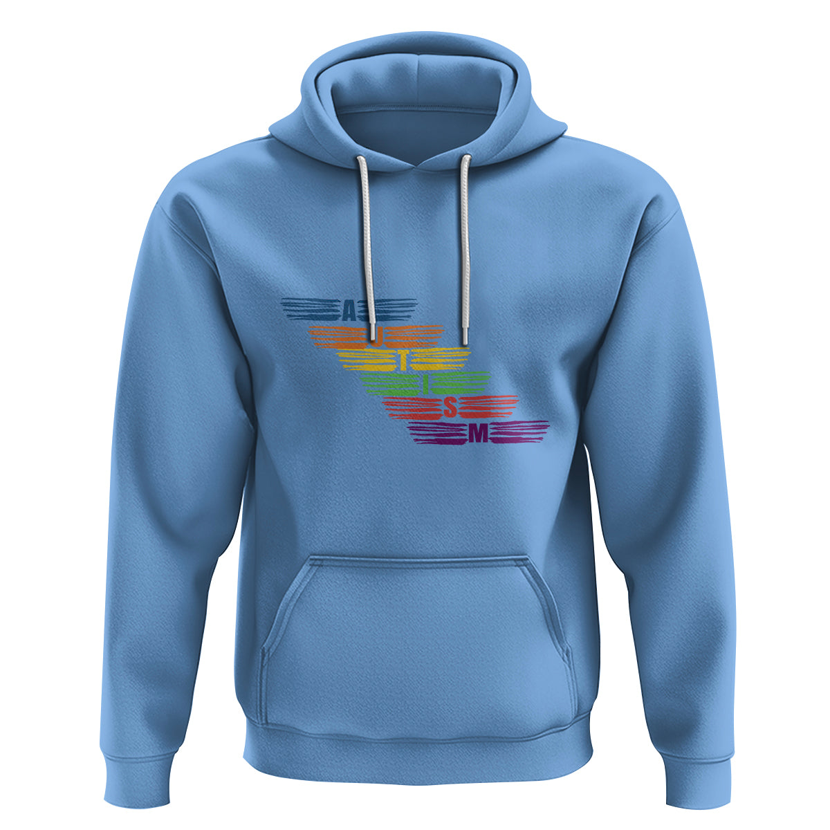 Embrace Autism Hoodie Love Support Spectrum Typography - Wonder Print Shop