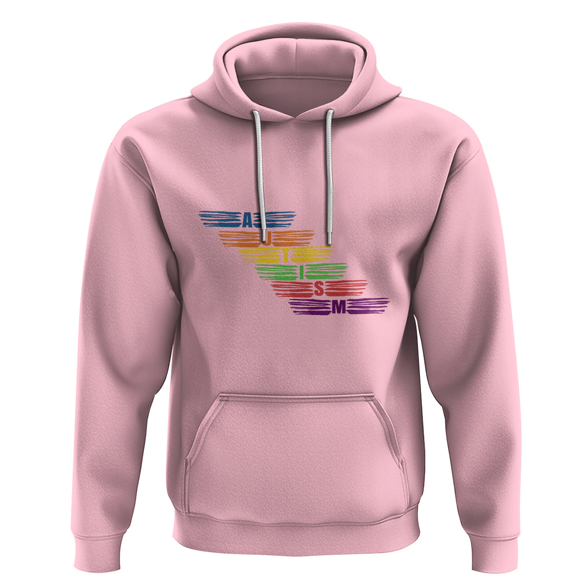 Embrace Autism Hoodie Love Support Spectrum Typography - Wonder Print Shop