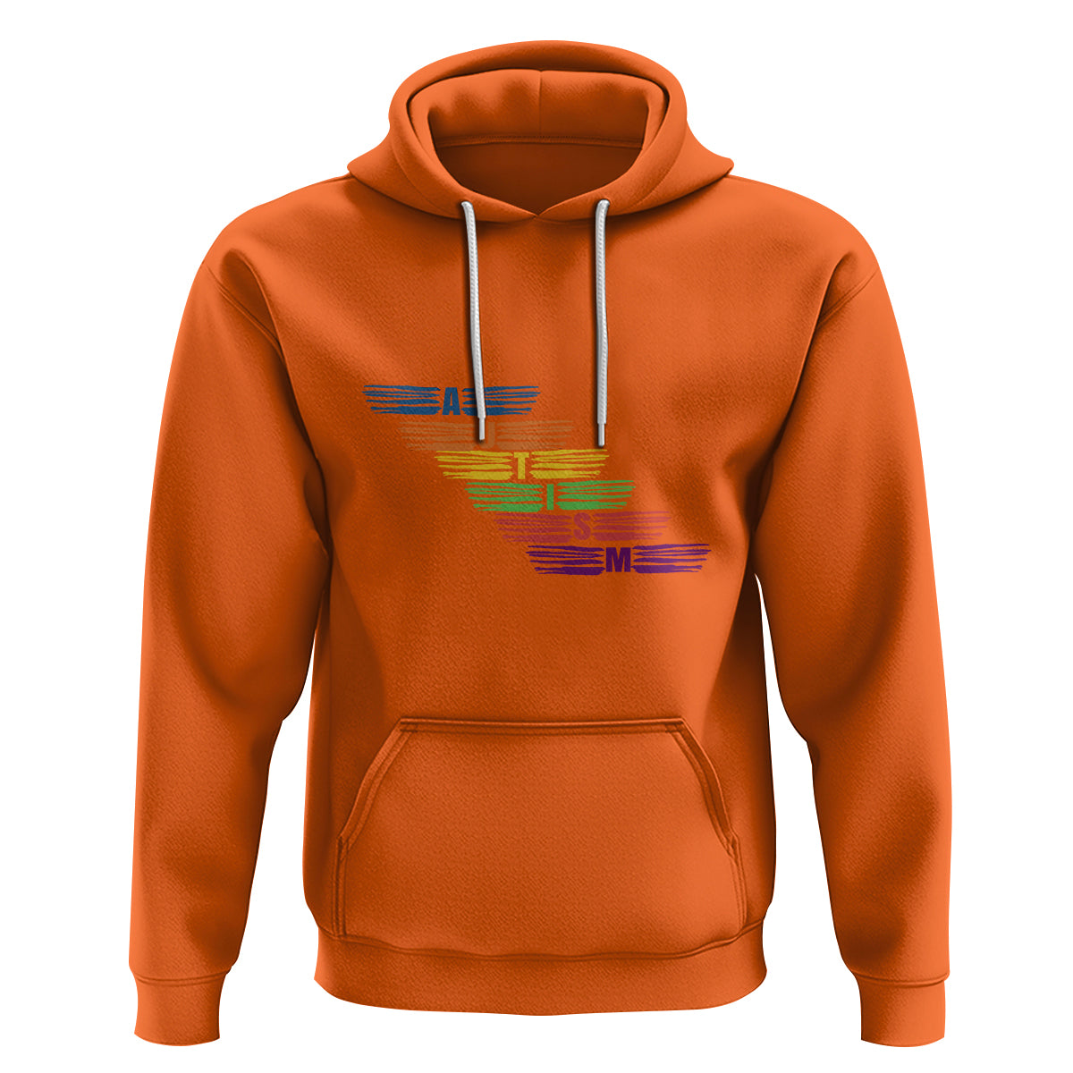 Embrace Autism Hoodie Love Support Spectrum Typography - Wonder Print Shop