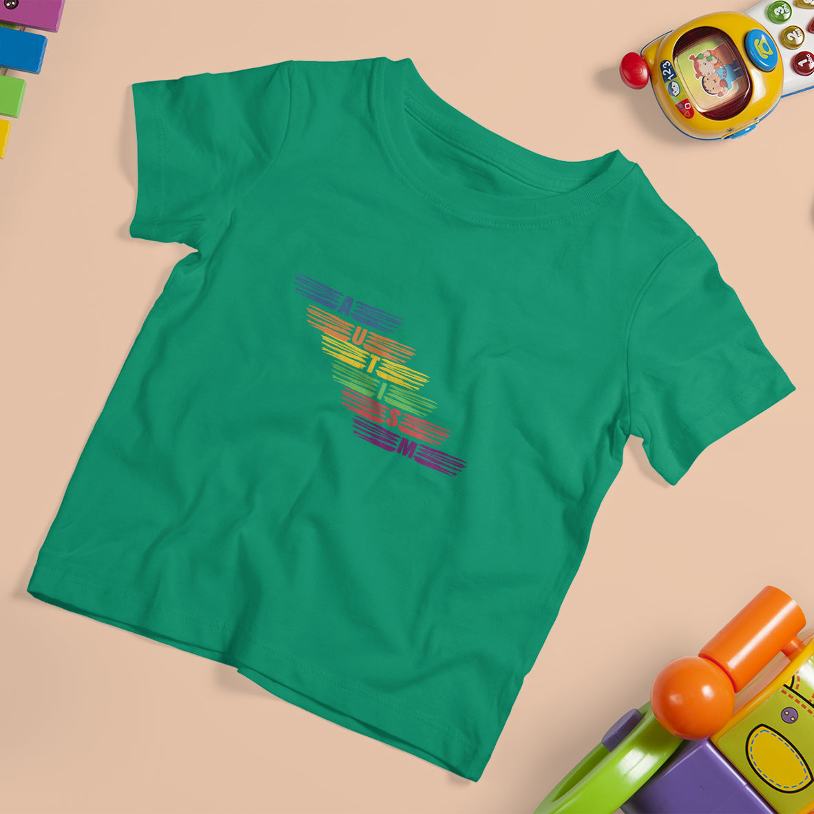 Embrace Autism T Shirt For Kid Love Support Spectrum Typography - Wonder Print Shop