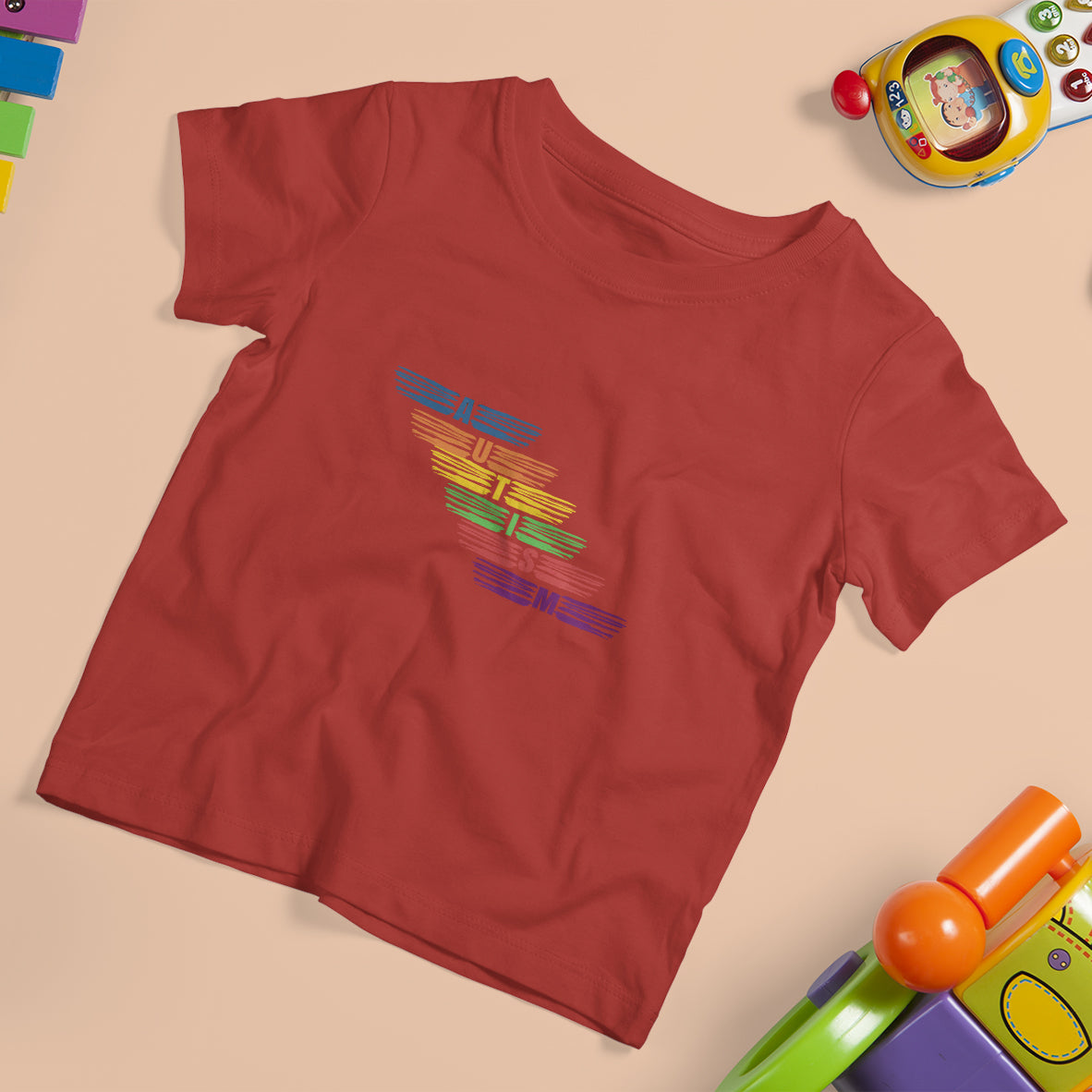 Embrace Autism T Shirt For Kid Love Support Spectrum Typography - Wonder Print Shop