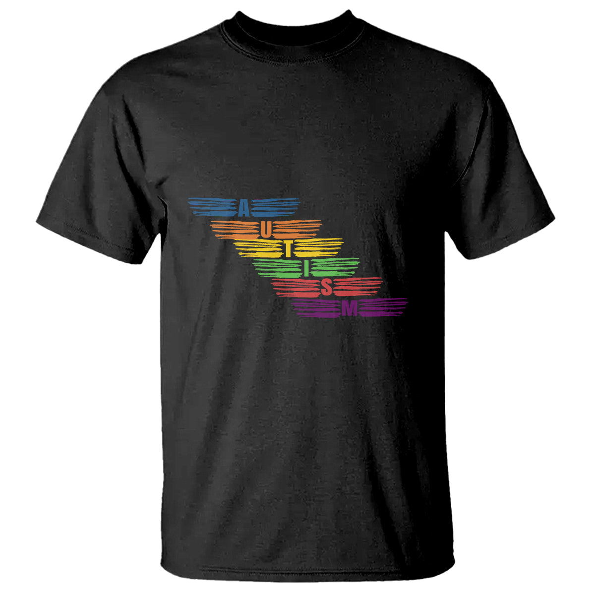 Embrace Autism T Shirt Love Support Spectrum Typography - Wonder Print Shop