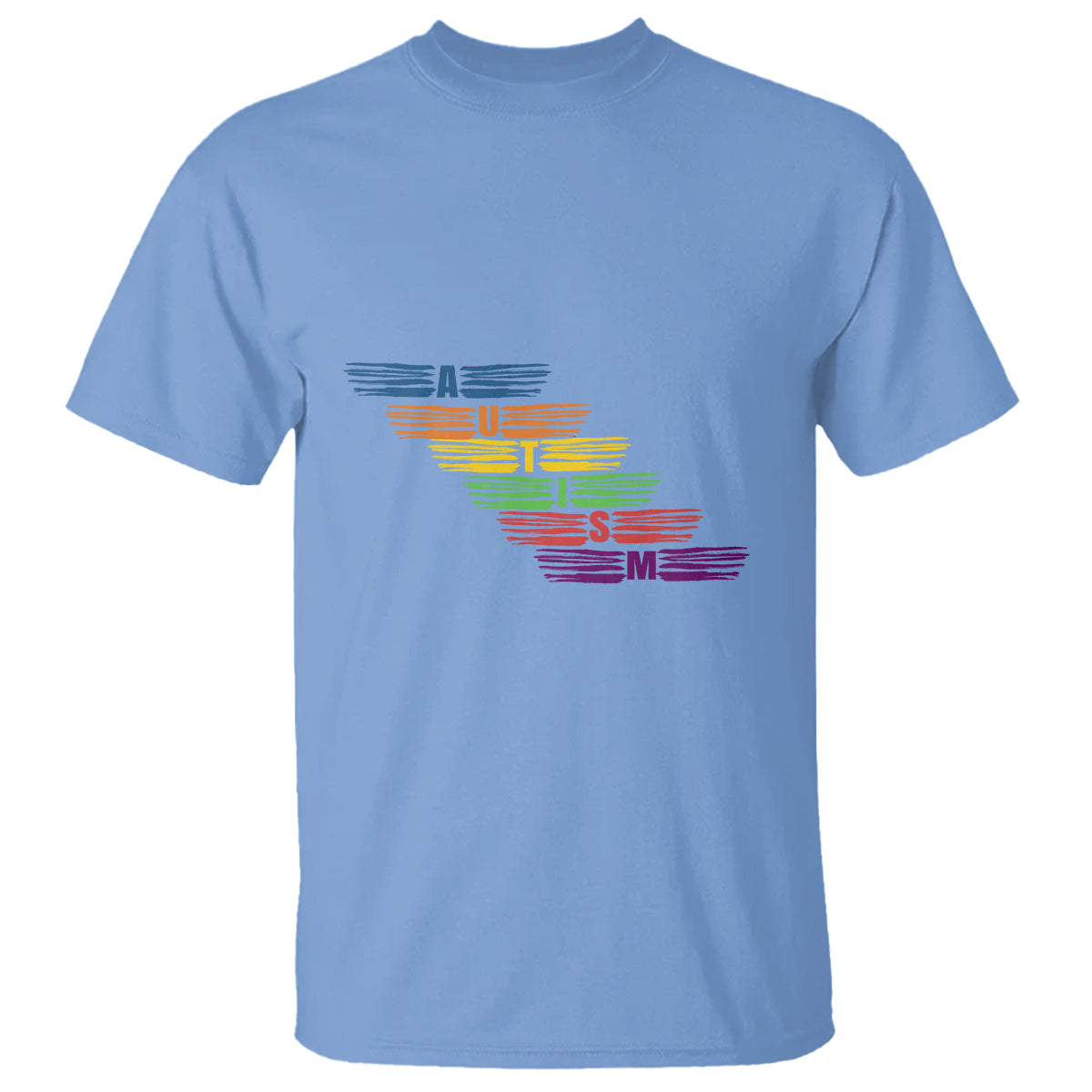 Embrace Autism T Shirt Love Support Spectrum Typography - Wonder Print Shop