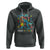 Dinosaur Autism Hoodie Embrace Differences Proud Autistic Puzzle Heart - Wonder Print Shop